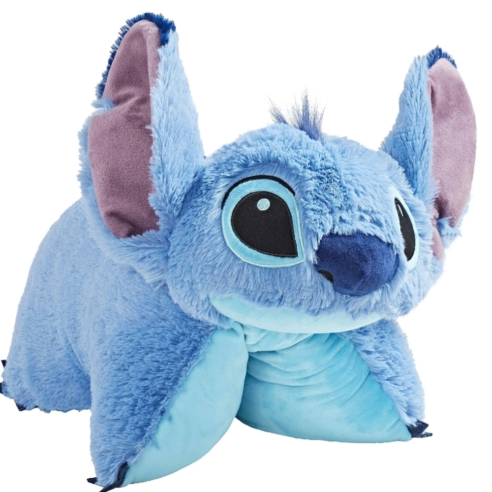 Stitch Pillow Pets Disney Lilo & Stitch Stuffed Animal Plush Toy Blue 13”x13”x8”